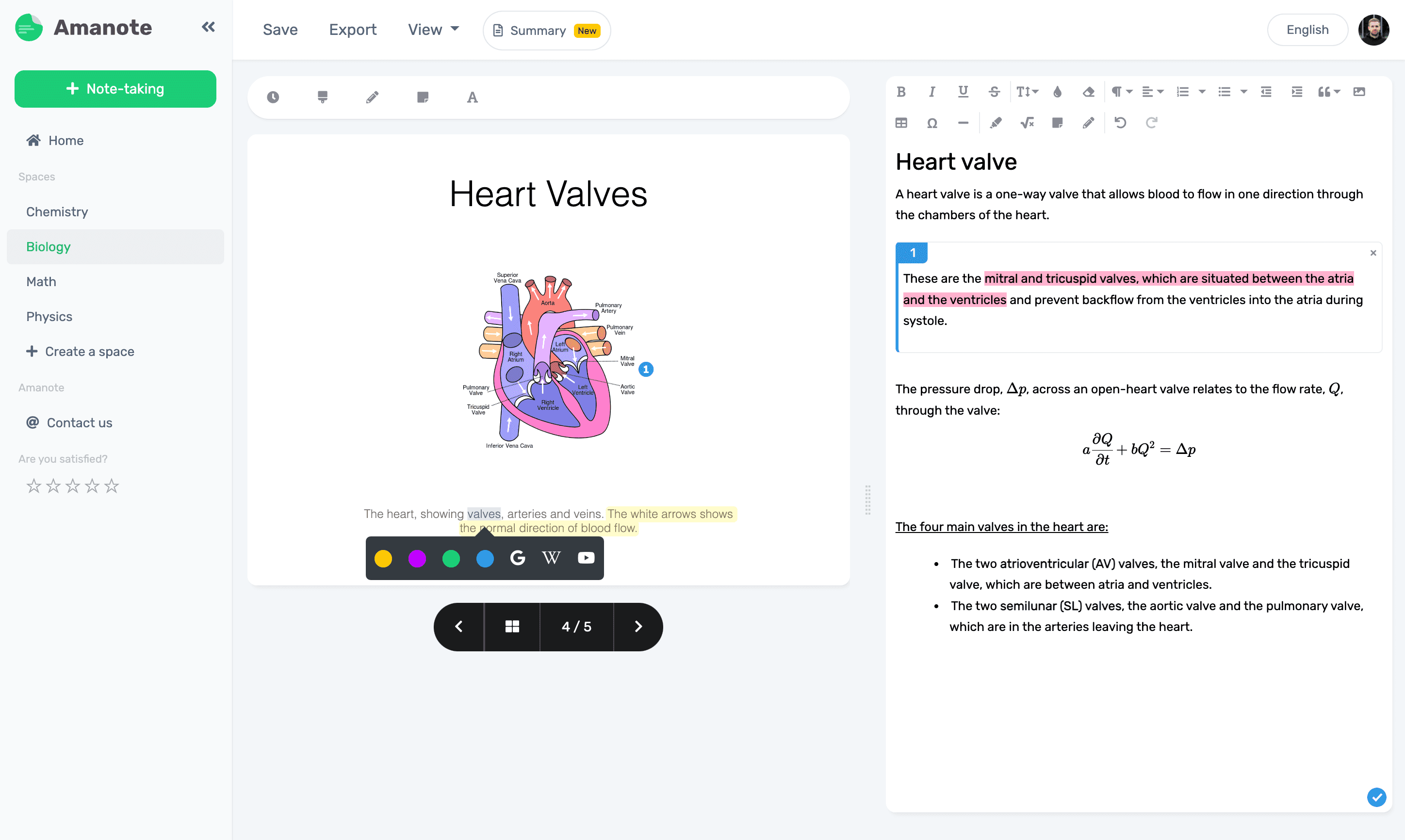 A note-taking app