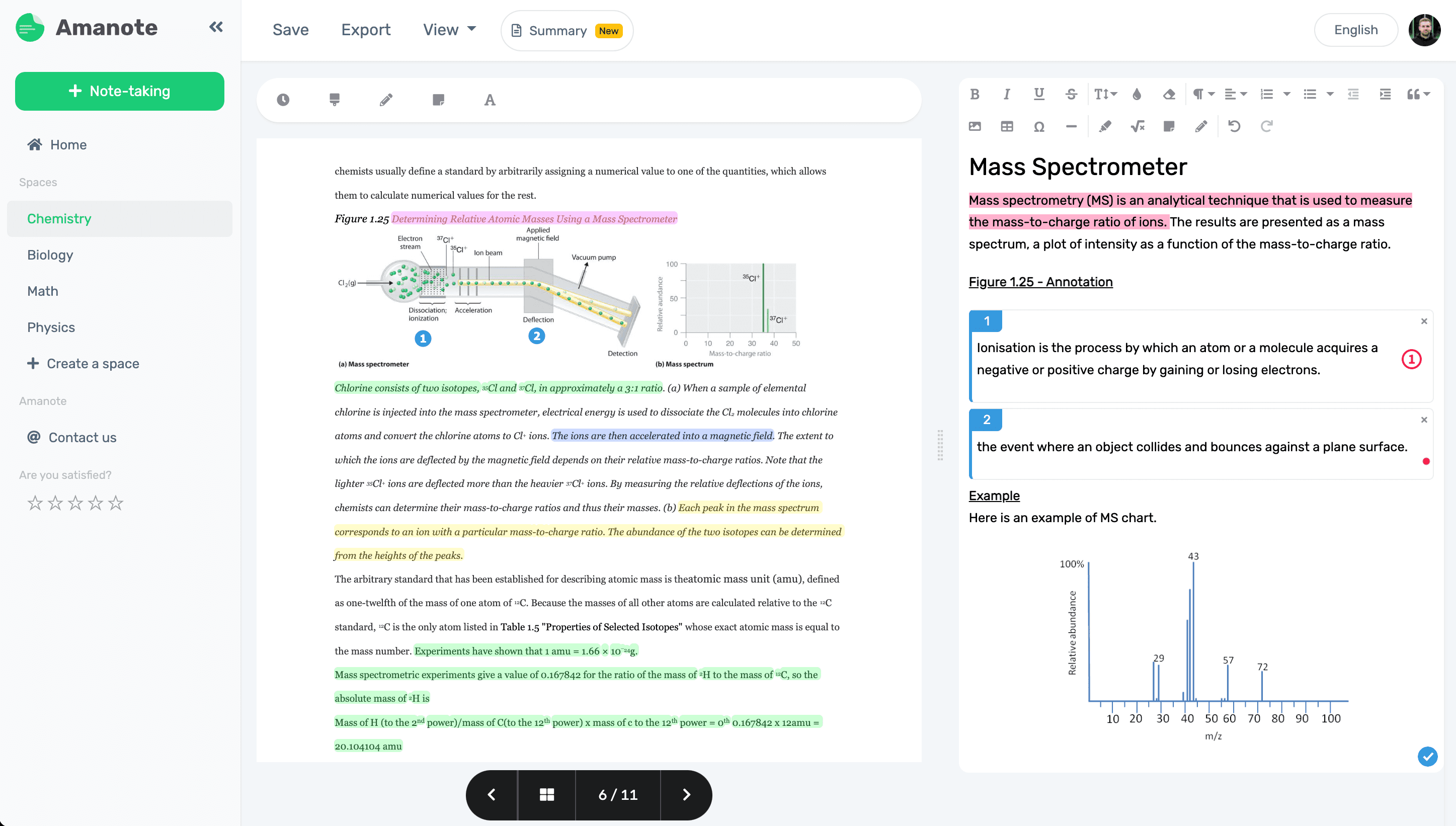 Annotation app for researchers